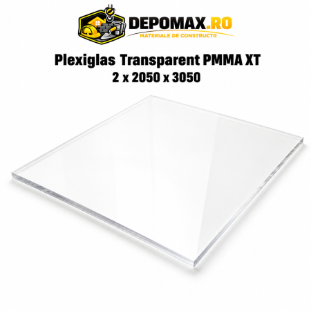 Plexiglas transparent PMMA XT 2 x 2050 x 3050 mm